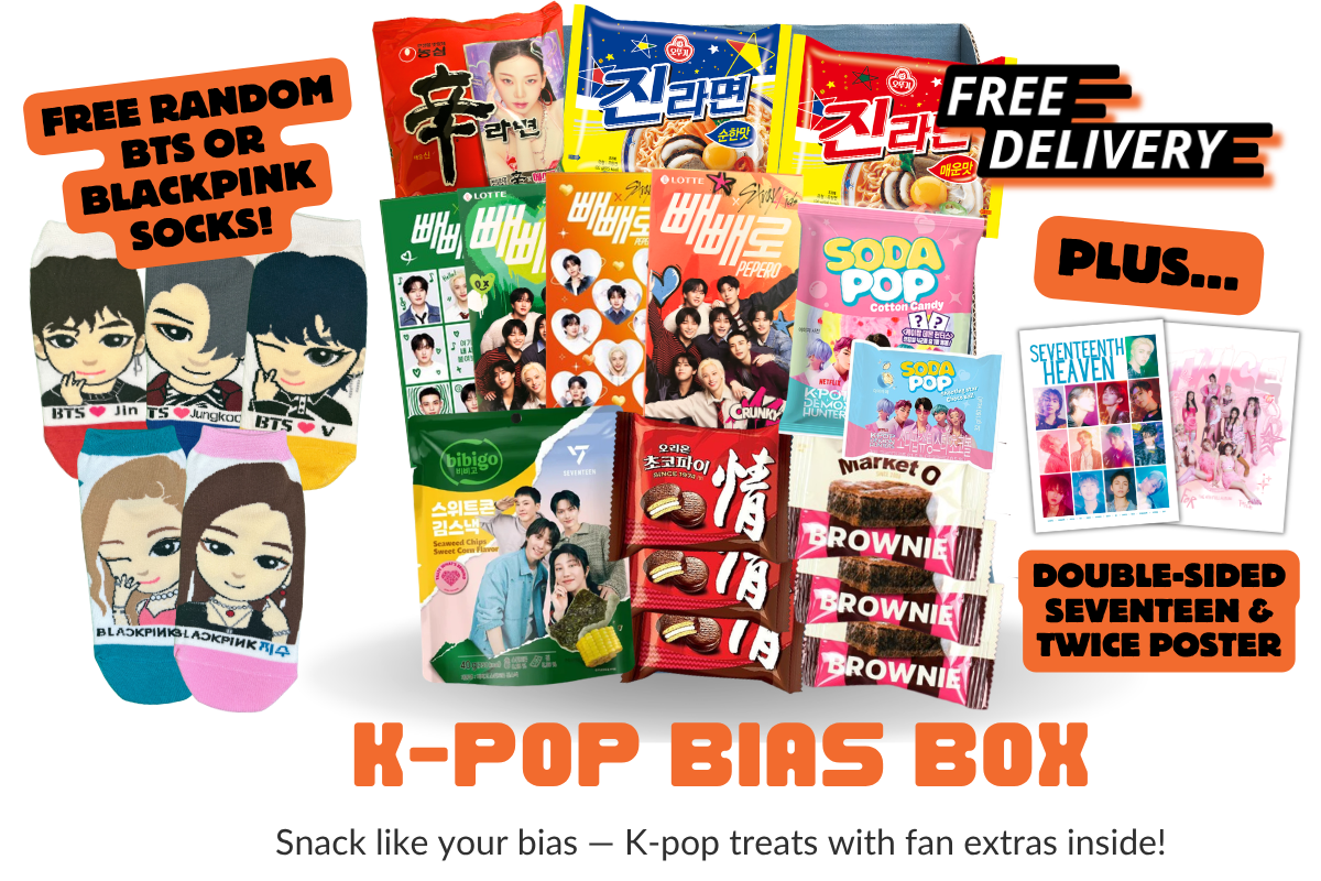 K-Pop Snacks Box | K-Pop Bias Snack Box – BiBimSnack K-Pop Snacks Box | K-Pop Bias Snack Box – BiBimSnack