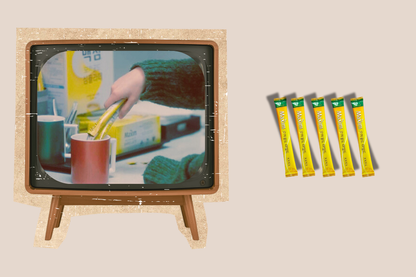 K-Drama Binge snack box lifestyle — Korean chocolate snacks and K-drama posters spread out