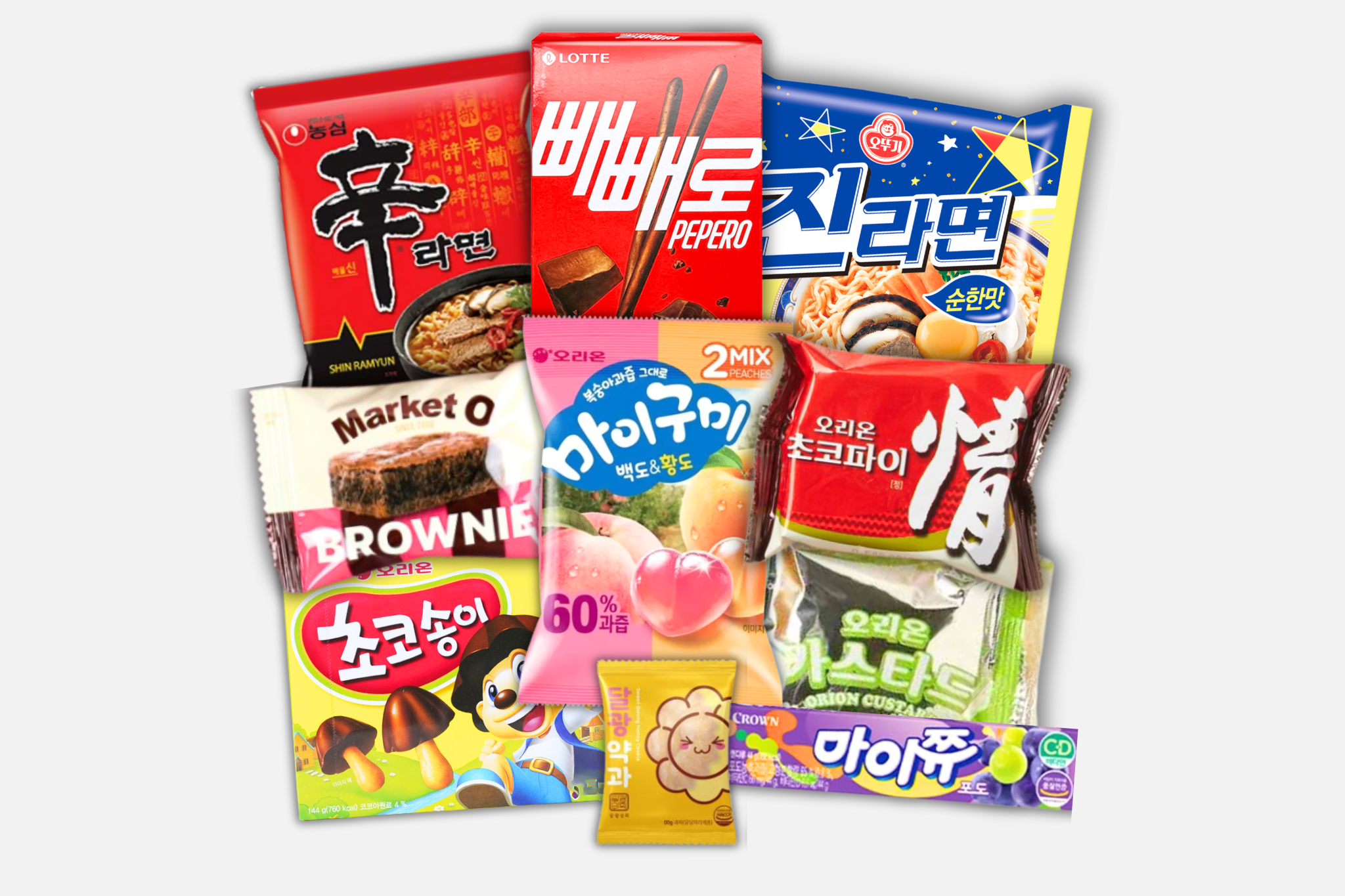 Korea's most famous snacks as a korean snack box subscription