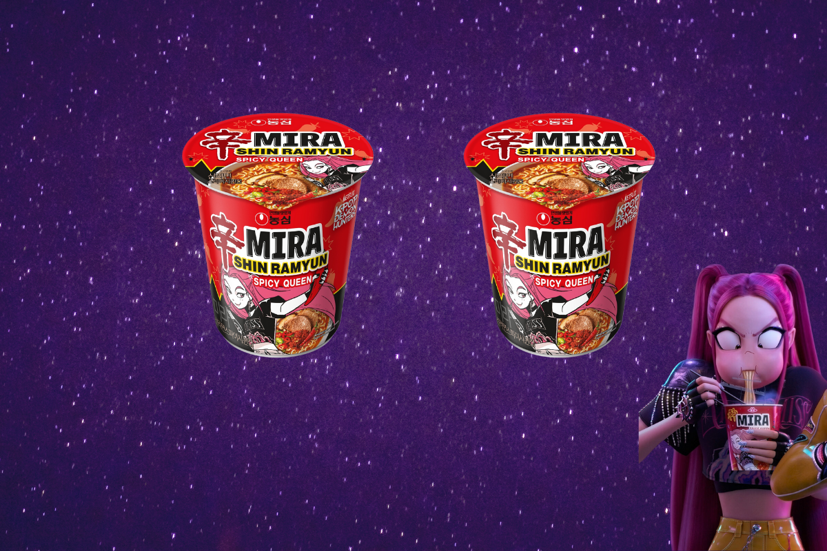 Mira noodles and ramen from K-pop Demon Hunters