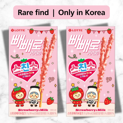 Full Pepero Paradise collection — all Pepero sticks and Korean chocolate snacks included