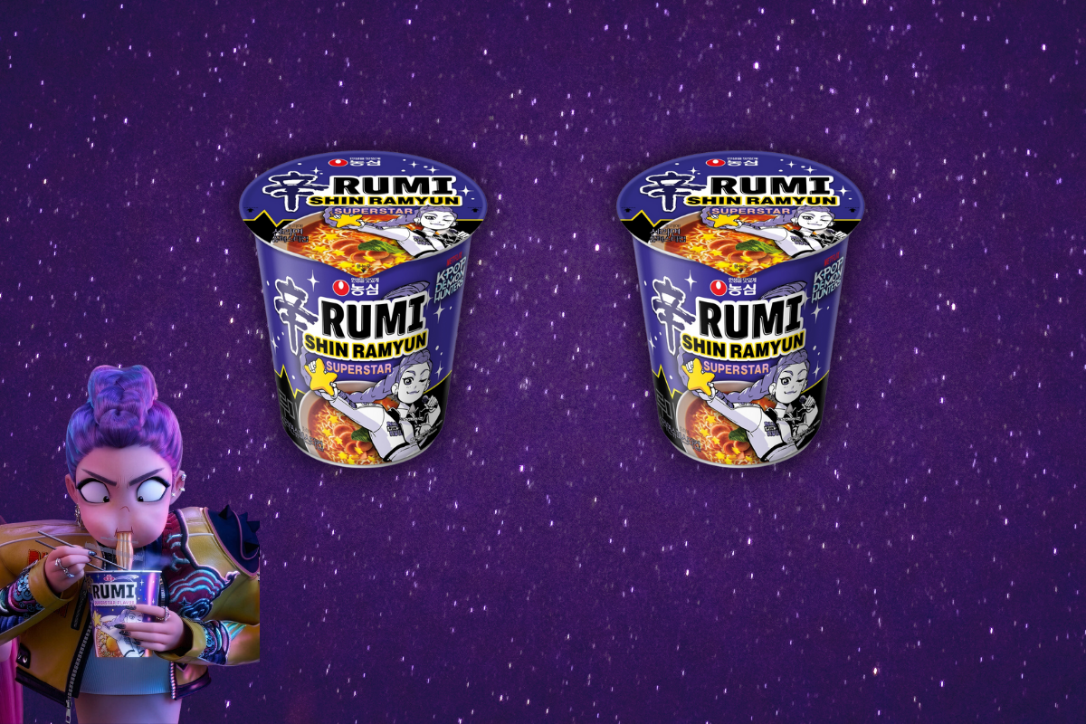 Rumi noodles and ramen from K-pop Demon Hunters