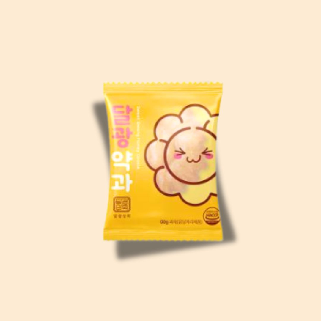 The Yakgwa in the Korean snack box from BiBimSnack