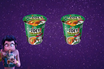 Zoey noodles and ramen from K-pop Demon Hunters